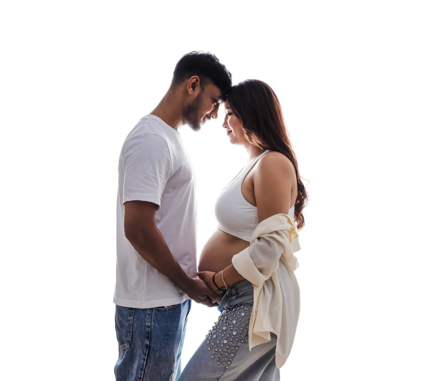 Mother holding newborn baby — family photography at Cute Galleries, Kathmandu Nepal